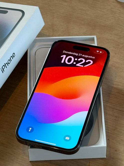 Zeer mooie iPhone 14 Pro Purple 128GB, met 100% batterij!, Telecommunicatie, Mobiele telefoons | Apple iPhone, Zo goed als nieuw