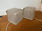 Ikea ice cube lamp 2x, Minder dan 50 cm, Glas, Vintage, Zo goed als nieuw