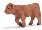Schleich 13660 sch hooglander kalf, dierfiguur, Verzamelen, Verzenden, Gebruikt, Boerderijdier, Beeldje of Figuurtje