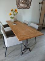 tafel 200 x70 cm met versaille onderstel., Huis en Inrichting, Ophalen, 200 cm of meer, Zo goed als nieuw, Vijf personen of meer