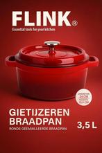 Flink braadpan 24 cm, Huis en Inrichting, Ophalen, Nieuw, Gietijzer, Koekenpan of Braadpan