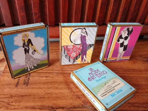 La Mode Art Deco - Lackerli Huus, Basel.  Blik garen doosjes, Antiek en Kunst, Curiosa en Brocante, Ophalen of Verzenden
