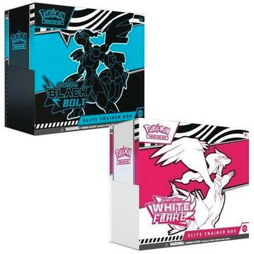 Pokemon Black Bolt en White Flare Elite Trainer Box ETB beschikbaar voor biedingen