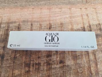 Acqua di gio edp 33ml beschikbaar voor biedingen