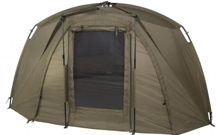 Trakker Tempest 100t brolly met winter skin, Watersport en Boten, Hengelsport | Karpervissen, Zo goed als nieuw, Overige typen