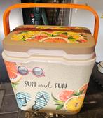 Leuke Koelbox met Zomerse Print, Caravans en Kamperen, Ophalen, Gebruikt, Koelbox, Koelelement