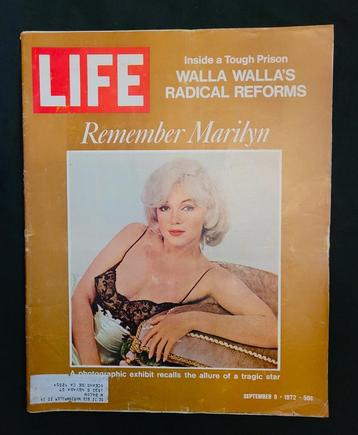 Life Magazine Marilyn Monroe 1972 USA Norma Jean reclame
