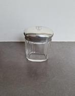 *Antiek sterling zilveren kaptafel-container, Antiek en Kunst, Ophalen of Verzenden, Zilver