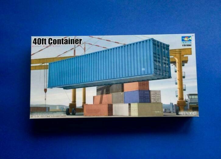 Trumpeter	1030	40ft Container	1/35, Hobby en Vrije tijd, Modelbouw | Figuren en Diorama's, Nieuw, Groter dan 1:35, Ophalen of Verzenden