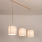 hanglamp 120cm beige Scandinavisch japandi lamp tafel lamp, Ophalen of Verzenden, Nieuw, Metaal, Minder dan 50 cm