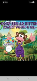 4x monkey town ritten kaart, Drie personen of meer, Ticket of Toegangskaart