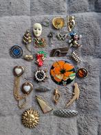 Vintage Broches Collectie, Sieraden, Tassen en Uiterlijk, Broches, Overige materialen, Gebruikt, Overige kleuren, Minder dan 4 cm