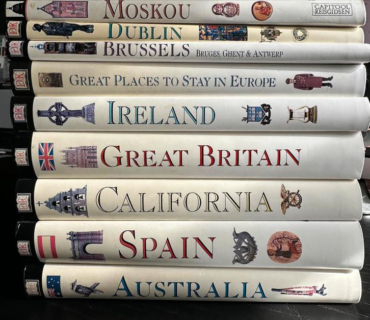 Meerdere DK Eyewitness Reisgidsen (Engelstalig), Boeken, Reisgidsen, Zo goed als nieuw, Reisgids of -boek, Australië en Nieuw-Zeeland