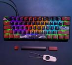 RGB Gaming Keyboard met Blue Switches (60%), Verzenden, Gebruikt