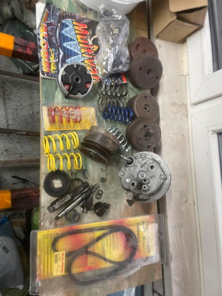 Citta gilera vario malossi set compleet, Fietsen en Brommers, Brommeronderdelen | Algemeen, Zo goed als nieuw, Blok, Ophalen of Verzenden