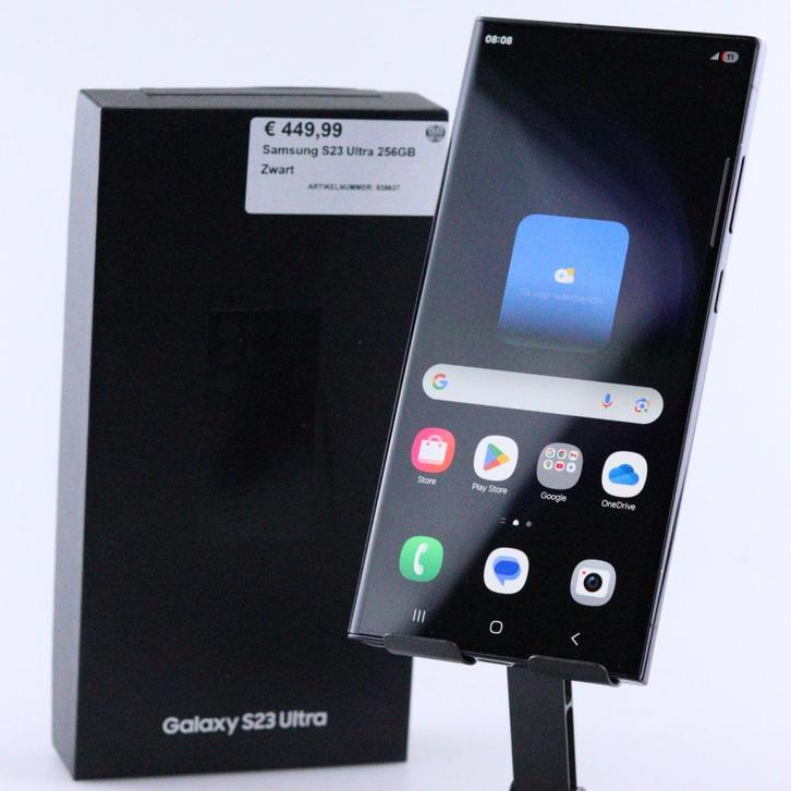 Samsung Galaxy S23 Ultra 256GB Zwart | Nette staat, Telecommunicatie, Mobiele telefoons | Samsung, Zo goed als nieuw