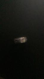 Zilveren 950 draai / spin ring, Gebruikt, 19 tot 20, Ophalen of Verzenden, Dame of Heer