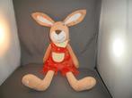 Egmont toys konijn met oranje tuinbroek met x en groen sjaal, Ophalen of Verzenden, Zo goed als nieuw, Konijn