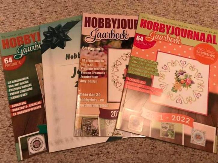 7 Hobby Tijdschriften - Handwerken en Knutselen, Hobby en Vrije tijd, Kaarten | Zelf maken, Zo goed als nieuw, Overige typen, Overige thema's
