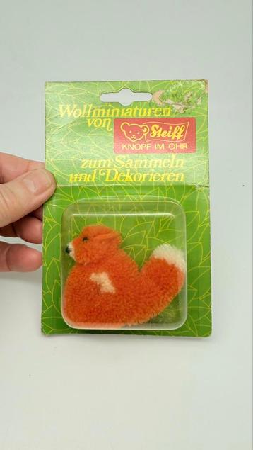 Oud Steiff!! Wolletje: Pitty Fox. 1977-1980. beschikbaar voor biedingen