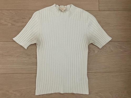 Sezane ecru top shirt Edwin merino wol mt M, Kleding | Dames, Tops, Gedragen, Maat 38/40 (M), Beige, Korte mouw, Ophalen of Verzenden