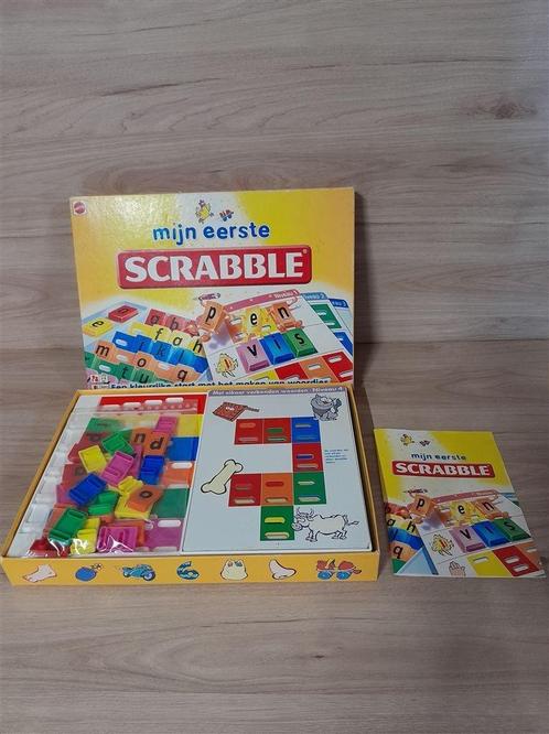 Mijn eerste scrabble orginele versie [s1022], Hobby en Vrije tijd, Gezelschapsspellen | Bordspellen, Zo goed als nieuw, Ophalen of Verzenden