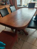 Houten Eettafel met Stoelen, Huis en Inrichting, Tafels | Eettafels, Ophalen