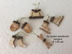 houten kerst ornamenten - 5 stuks voor 1 euro, Ophalen, Zo goed als nieuw