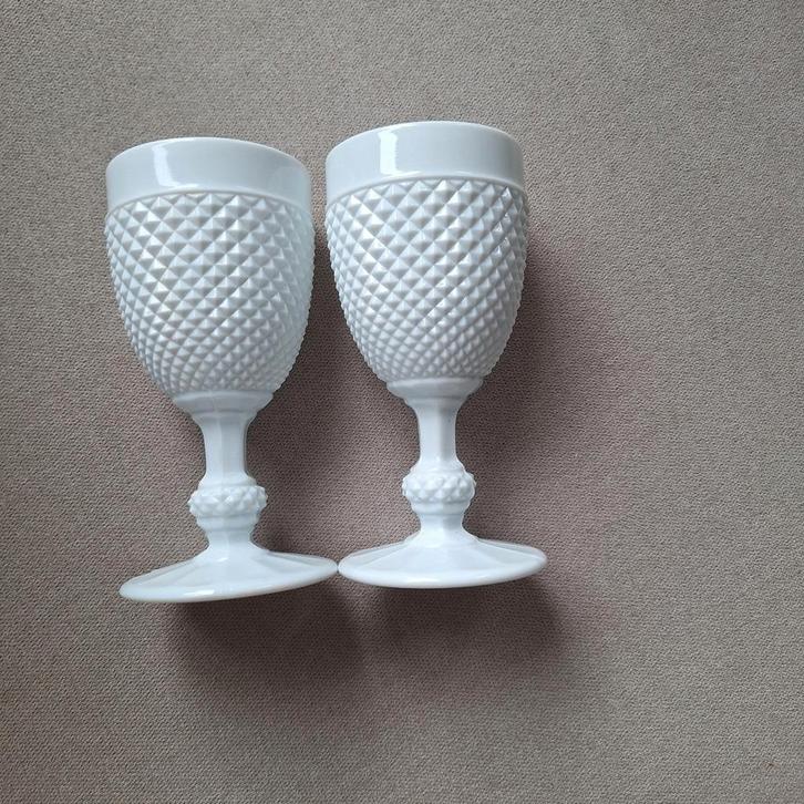 Vintage Casa Pupo Melkglazen Wijnglazen, Antiek en Kunst, Antiek | Glas en Kristal, Ophalen of Verzenden