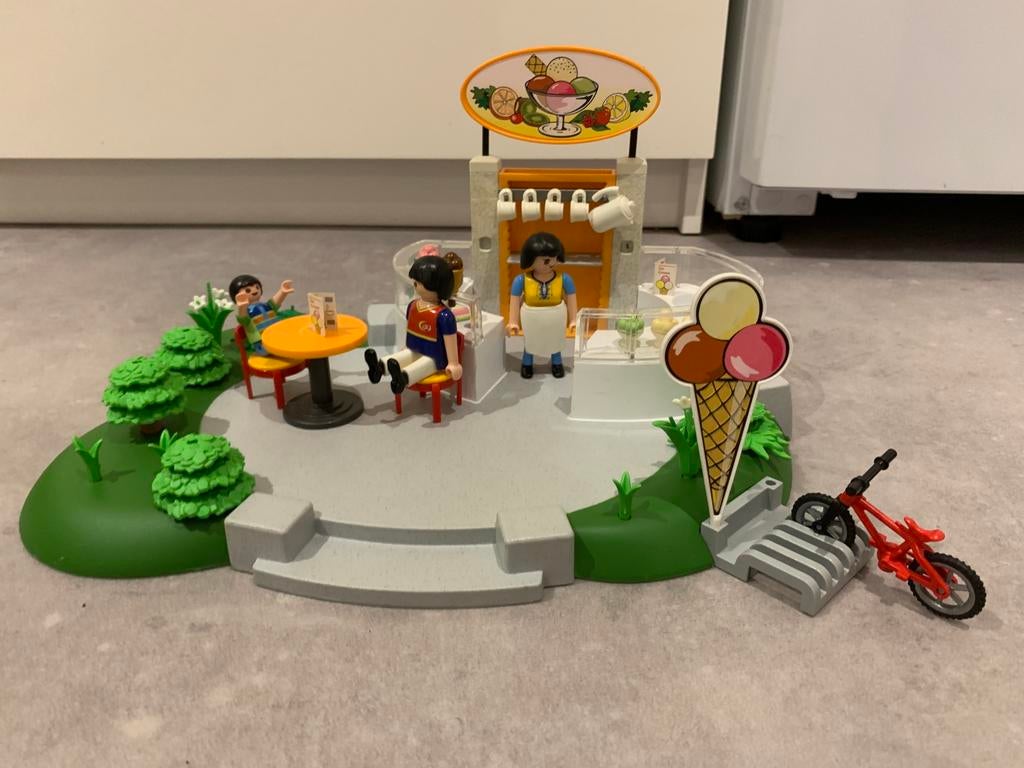 Playmobil set ijssalon, Ophalen, Zo goed als nieuw