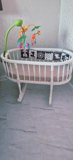 Mooie Retro Houten Babywieg Schomel, Ophalen of Verzenden, Zo goed als nieuw, Wieg