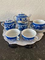 Vintage Blauw-Wit kinder Serviesje- Made in Japan, Ophalen of Verzenden, Zo goed als nieuw