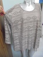 mooi wijde trui/blouse Canda xl taupe/bruin, Overige kleuren, Trui of Vest, Ophalen of Verzenden, Zo goed als nieuw