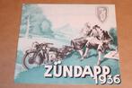 Zeldzame catalogus Zündapp Motoren - 1936 !!, Ophalen of Verzenden, Zo goed als nieuw