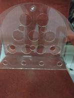 Persplex design  wijnrek., Gebruikt, 5 tot 15 flessen, Ophalen of Verzenden, Metaal