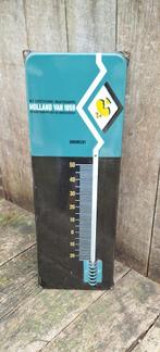 Oude originele emaille reclame thermometer NV Verzekeringen, Ophalen, Reclamebord, Gebruikt, .