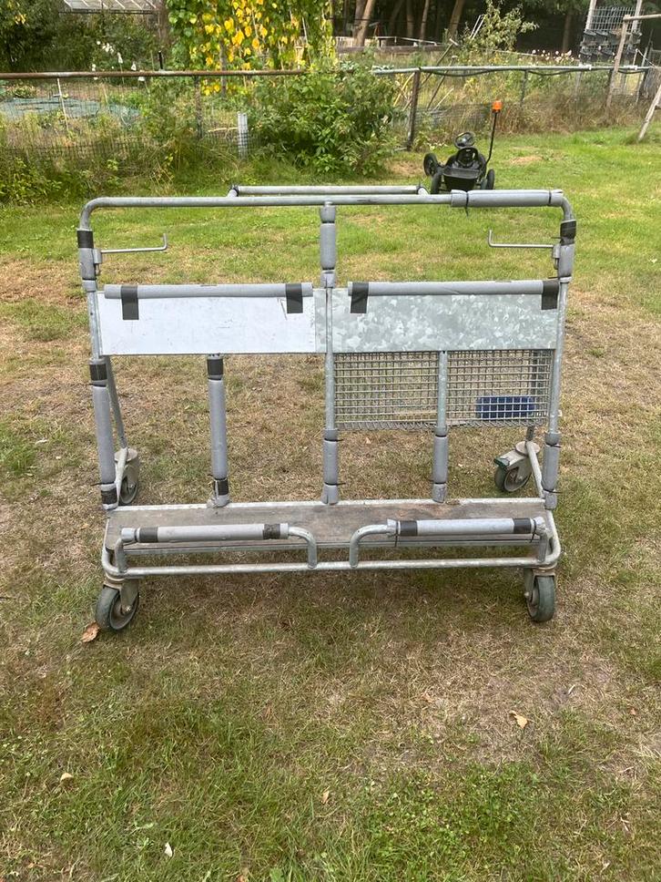 Platenkar / Transportwagen, Doe-het-zelf en Verbouw, Transportwagens, Gebruikt, Transportkar, 100 liter of meer, Ophalen of Verzenden
