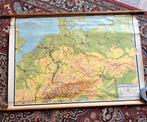 Schoolplaat landkaart no5 midden Europa Noordhoff, Ophalen of Verzenden, Aardrijkskunde