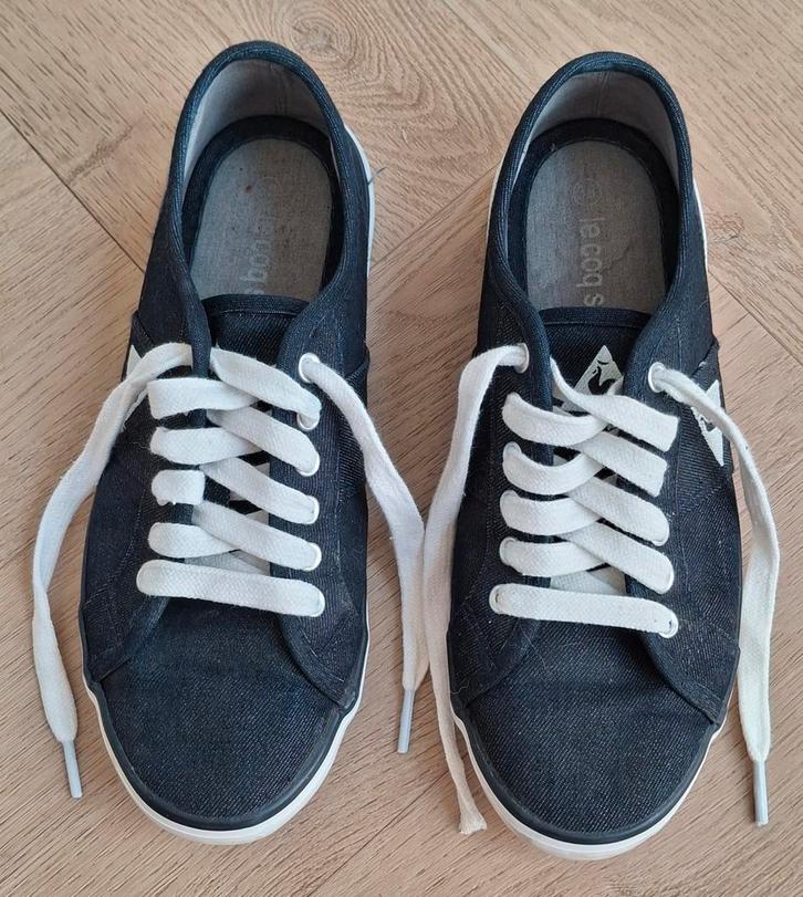 Le Coq Sportif denim sneakers maat 38, Kleding | Dames, Schoenen, Zo goed als nieuw, Sneakers of Gympen, Blauw, Ophalen of Verzenden