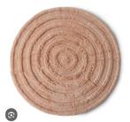 Hk living roze vloerkleed shaggy wol, Huis en Inrichting, Stoffering | Tapijten en Kleden, 100 tot 150 cm, 200 cm of meer, Ophalen of Verzenden