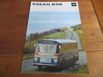 Zeldzame NL folder Volvo B58 autobus / touringcar 1968 beschikbaar voor biedingen