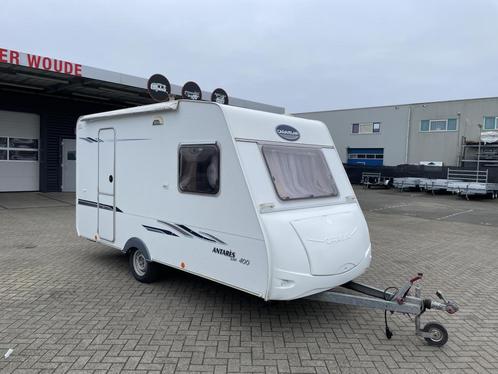 Caravelair Antares 400 Zitje dwarsbed zakluifel, Caravans en Kamperen, Caravans, Bedrijf, tot en met 4, 750 - 1000 kg, Standaardzit