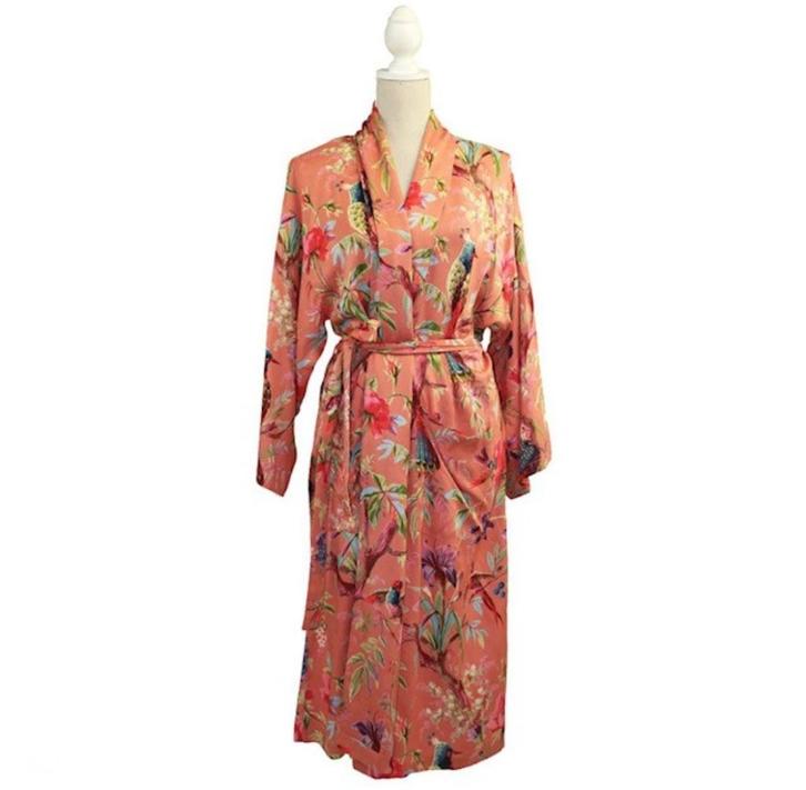 Blush oranje kimono Paradise onesize en in diverse kleuren, Kleding | Dames, Jurken, Nieuw, Oranje, Onder de knie, Ophalen of Verzenden
