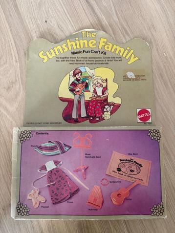 The Sunshine Family music fun craft kit (Mattel) (jaren ’70) beschikbaar voor biedingen