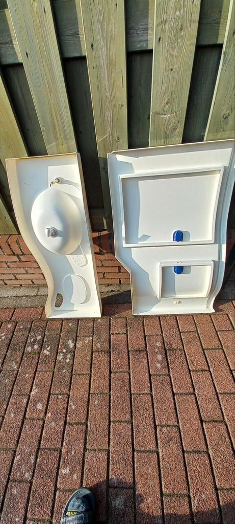 Caravan wastafel+onderbouw., Caravans en Kamperen, Caravan accessoires, Gebruikt, Ophalen