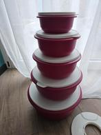 Ultra mixing bowl kommen set 5 kommen met spatdeksel, Ophalen of Verzenden, Nieuw, Paars, Bak of Kom