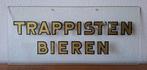 Reclame Glasplaat Trappisten Bieren de Schaapskooi La Trappe, Ophalen of Verzenden, Reclamebord, Plaat of Schild, La Trappe