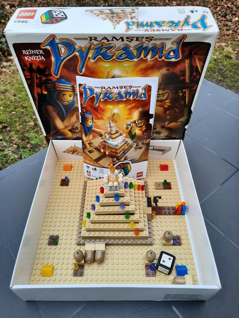 Lego Ramses Pyramid (3843) Bordspel, Een of twee spelers, Ophalen of Verzenden, Gebruikt, LEGO