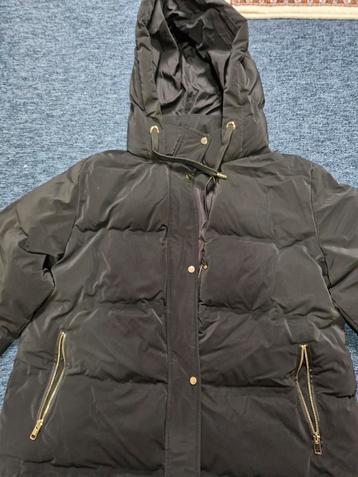 Zwarte Zara Puffer Jas - XXL beschikbaar voor biedingen