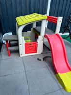 Smoby Fun Center speelhuisje met glijbaan, Ophalen, Zo goed als nieuw, Kunststof